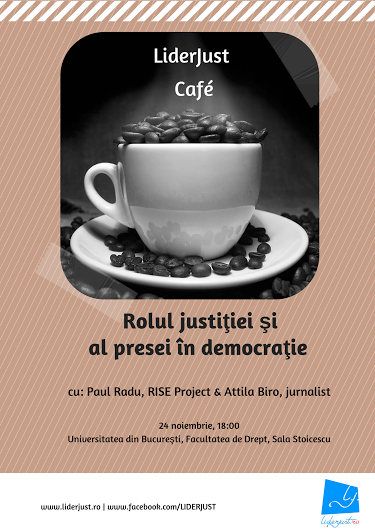 poster LiderJust Cafe 24 nov